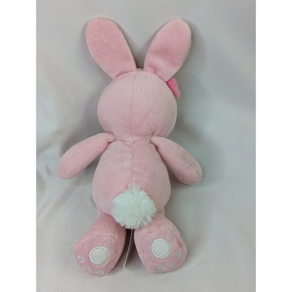 Carters Pink Rabbit Plush 10 Inch Rattle‎ Just One You Stuffed Animal Toy